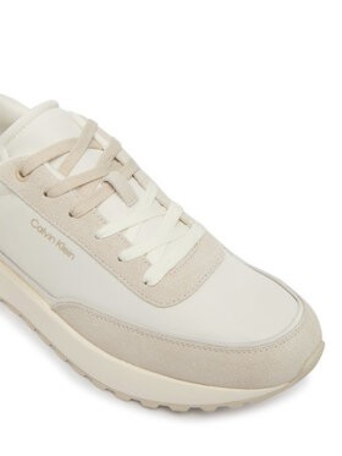Calvin Klein Sneakersy City Runner Laceup Ny Mix HM0HM02144 Beżowy