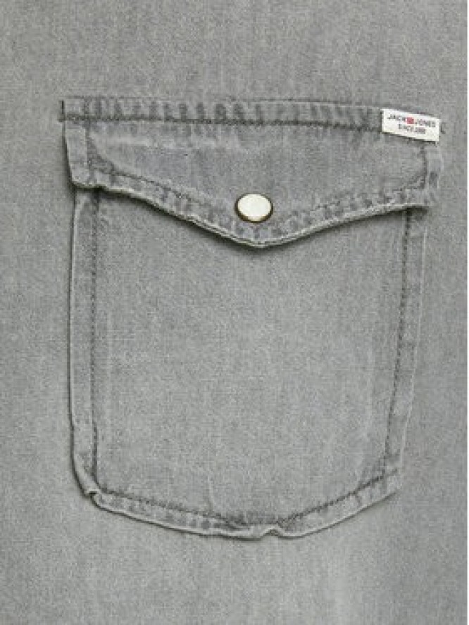 Jack & Jones Koszula Sheridan 12138115 Szary Slim Fit