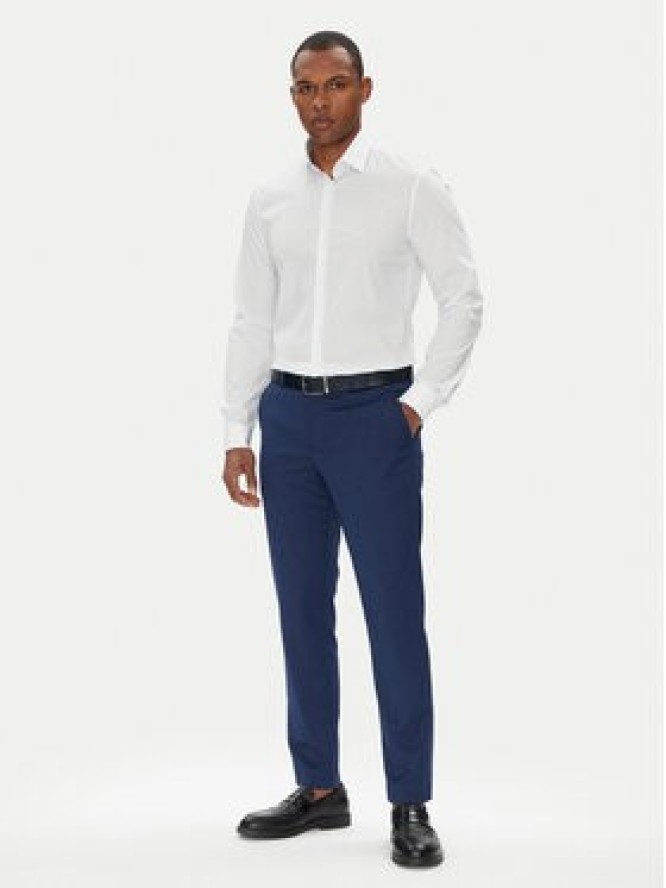 Calvin Klein Koszula K10K114299 Biały Slim Fit