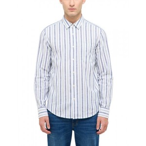 Męska Koszula Mustang Style Rawlins Green Multi Bold Stripe 1016470 12744