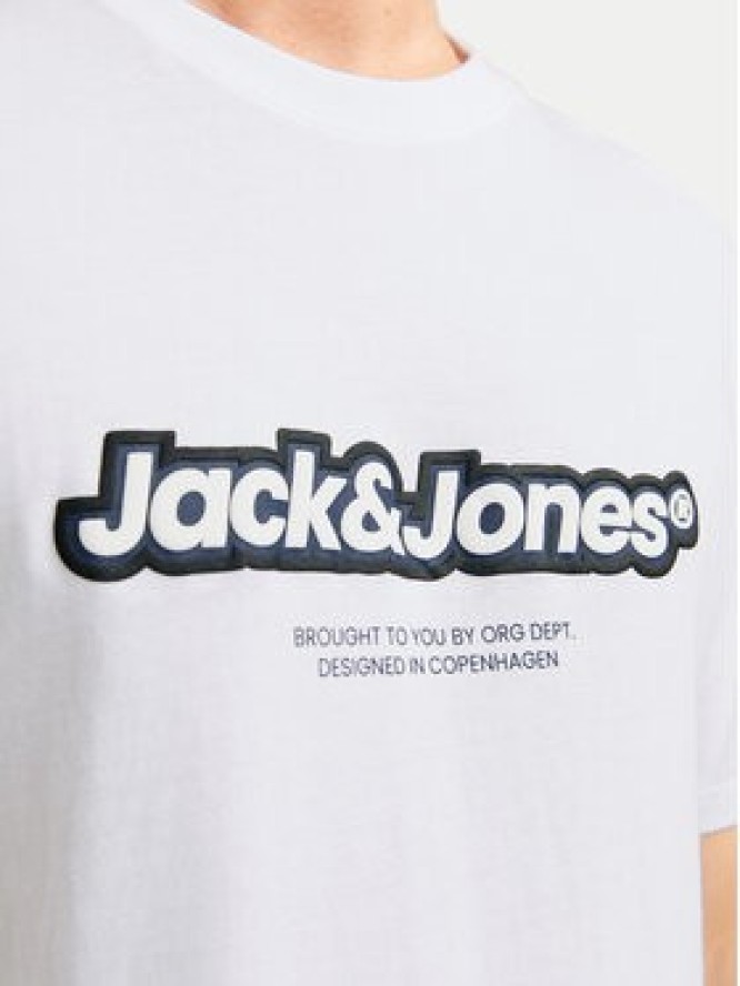 Jack & Jones T-Shirt Vesterbro 12265740 Biały Relaxed Fit