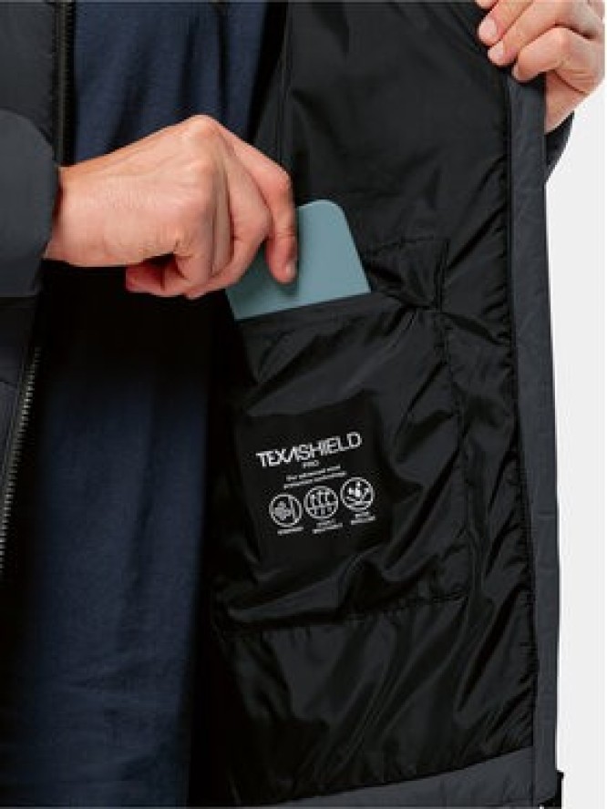 Jack Wolfskin Kurtka zimowa Karolinger Jkt 1207831 Czarny Regular Fit