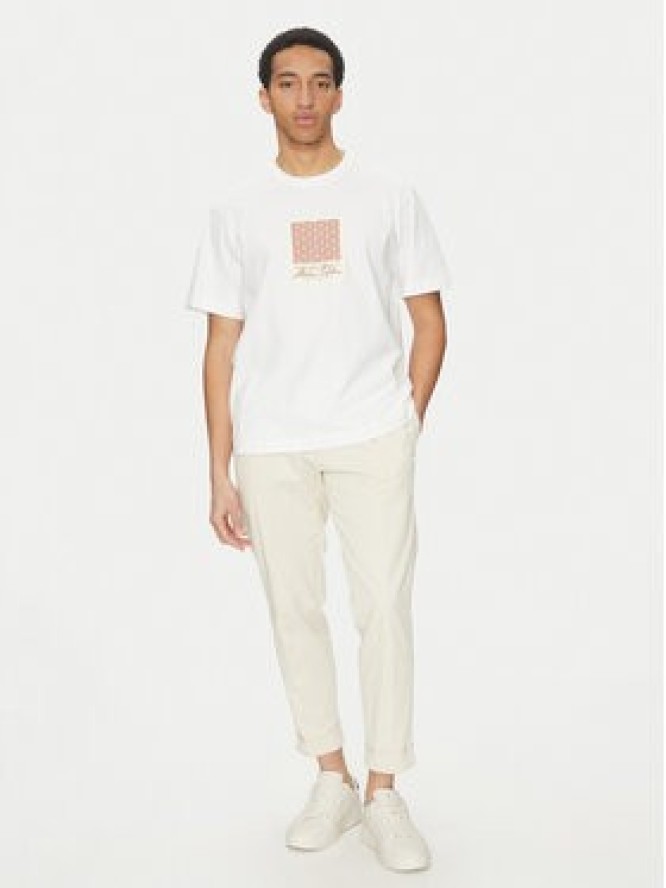 Jack & Jones T-Shirt Islington 12273019 Biały Loose Fit