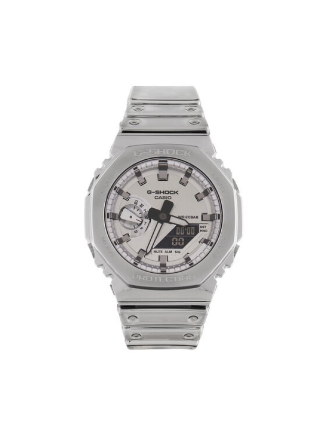 G-Shock Zegarek GM-2100YM-8AER Srebrny