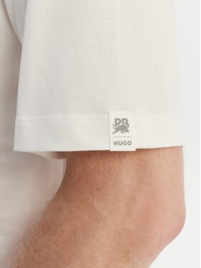 HUGO T-Shirt Delel_RB 50564572 Biały Relaxed Fit