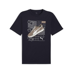 Męska koszulka Graphics Sneaker PUMA New Navy Blue