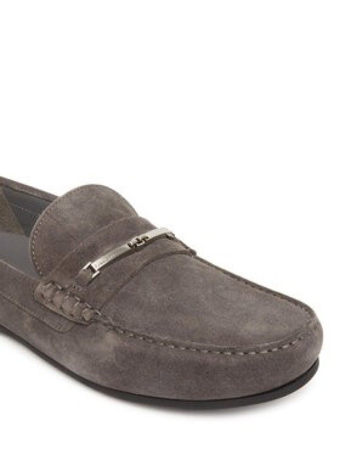 Calvin Klein Mokasyny Driver W/ Ny Bit Sue HM0HM01759 Szary