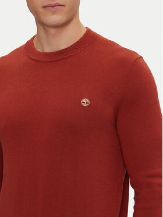 Timberland Sweter TB0A2BMM Czerwony Regular Fit