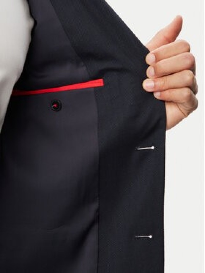 HUGO Garnitur Arti-Hesten 253X 50567831 Granatowy Extra Slim Fit