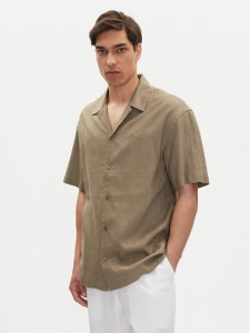 Emporio Armani Koszula EM000593 AF12356 U6189 Brązowy Regular Fit