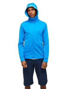 Bluza Peak Performance męska Rider Tech Zip Hood niebieska - M