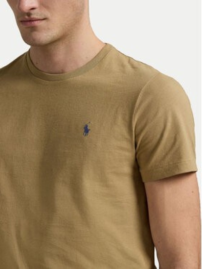 Polo Ralph Lauren T-Shirt 710671438429 Beżowy Custom Slim Fit