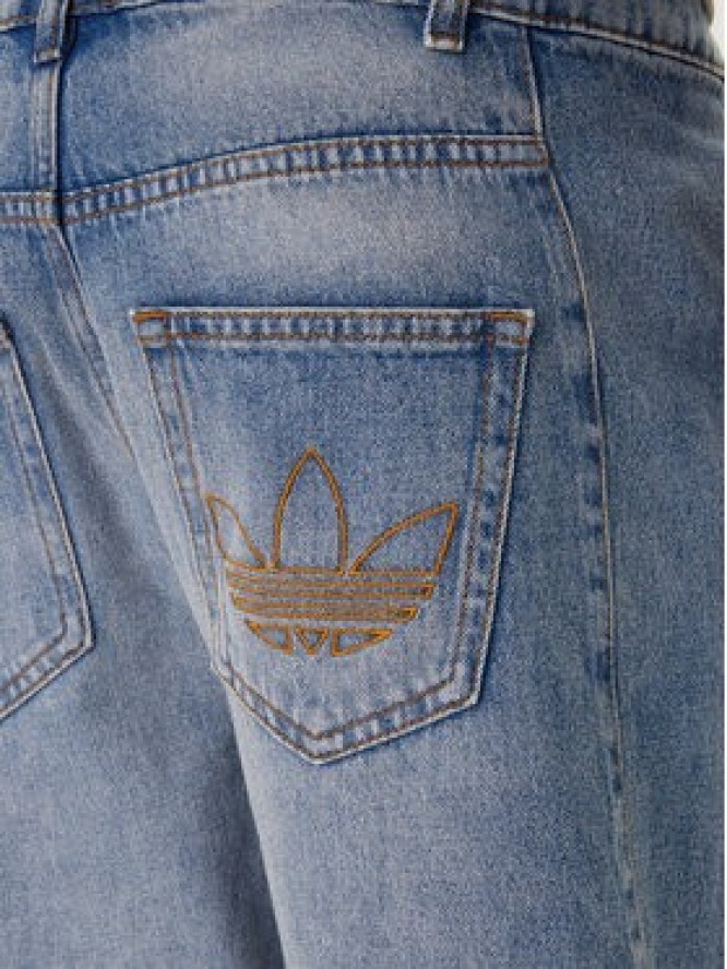 adidas Jeansy KE0112 Niebieski Loose Fit