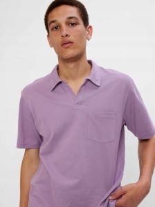T-SHIRT MĘSKI KOSZULKA POLO 1 BAWEŁNA GAP POLO Z KOŁNIERZYKIEM