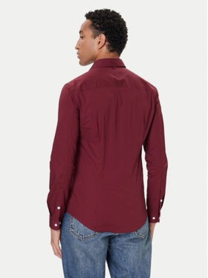 Tommy Jeans Koszula Original DM0DM04405 Czerwony Slim Fit