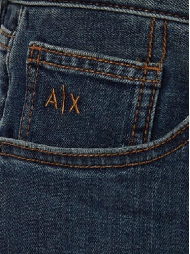Armani Exchange Szorty jeansowe XM000073 AF24463 MB001 Granatowy Comfort Fit
