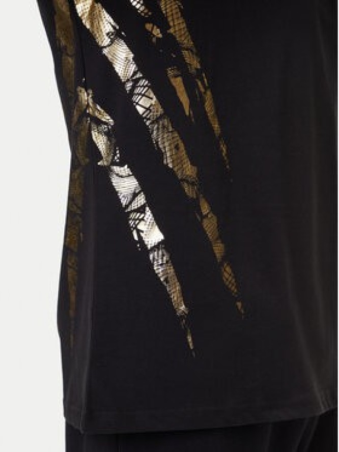 Plein Sport T-Shirt FAEC MTK8358 STE001N Czarny Loose Fit