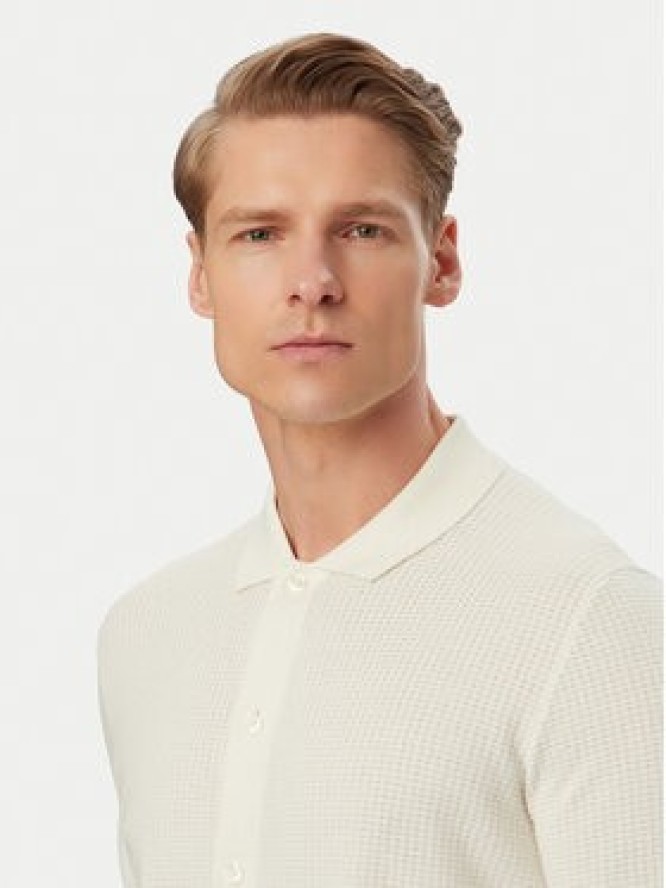 Bugatti Koszula 7100-15536E Biały Regular Fit