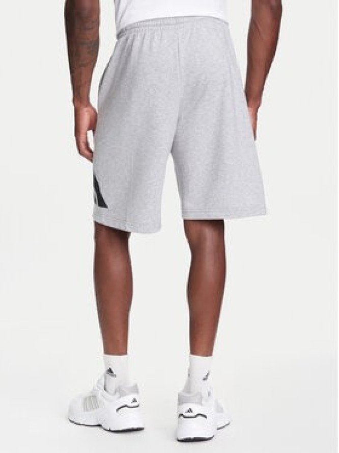 adidas Szorty sportowe Essentials Big Logo JE8957 Szary Regular Fit