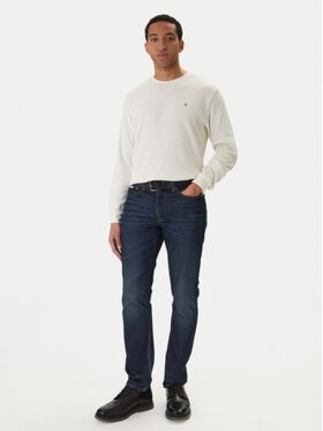 Calvin Klein Jeans Jeansy LV04RD740G Granatowy Slim Fit