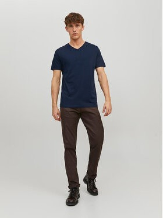Jack & Jones T-Shirt Basic 12156102 Granatowy Standard Fit