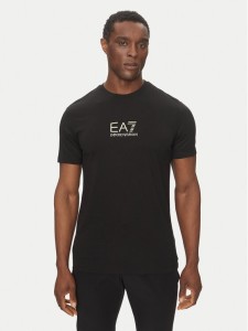 EA7 Emporio Armani T-Shirt 7M000301 AF13739 UC001 Czarny Slim Fit
