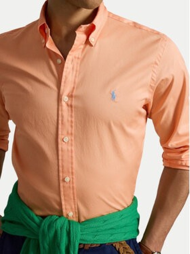 Polo Ralph Lauren Koszula 710B20512010 Pomarańczowy jasny Custom Fit