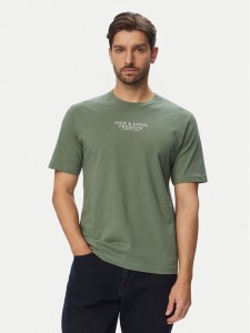 Jack & Jones T-Shirt Bluarchie 12217167 Szary Regular Fit