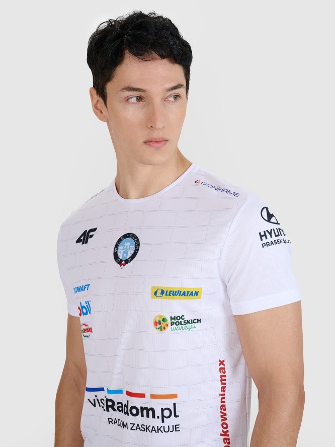 4F Koszulka meczowa replika wyjazdowa z sezonu 2024/25 męska 4F x Czarni Radom - multikolor 3XL