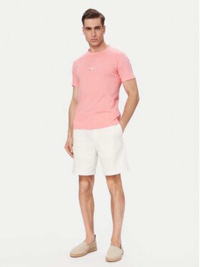 BOSS T-Shirt 50517970 Różowy jasny Slim Fit