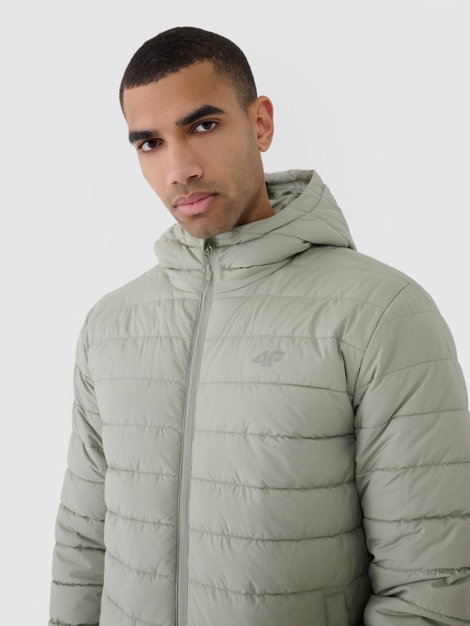 4F Kurtka puchowa z wypełnieniem syntetycznym męska - oliwkowa/khaki XXL