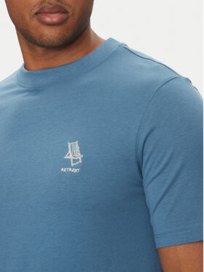 Blend T-Shirt 20718848 Turkusowy Regular Fit