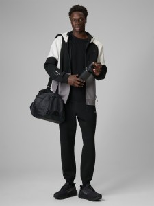 4F Spodnie dresowe joggery męskie - szare XL