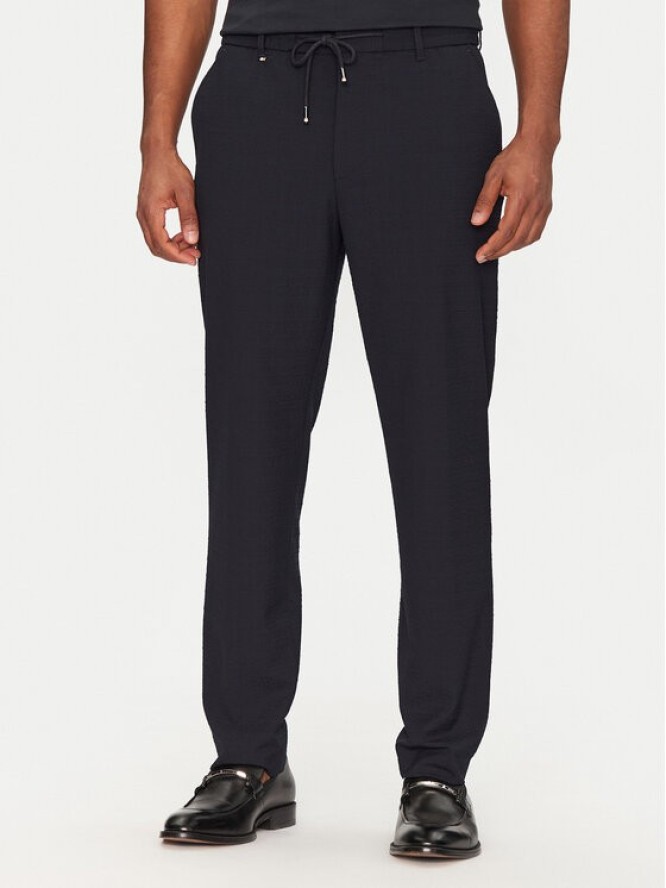 BOSS Spodnie materiałowe C-Perin 50540791 Granatowy Tapered Fit