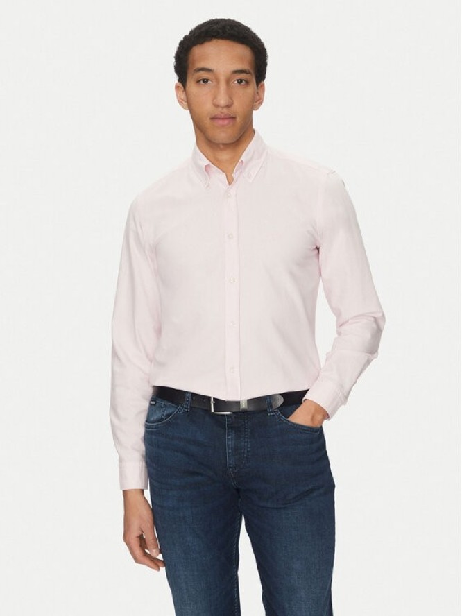 BOSS Koszula Rickert 50519707 Różowy Regular Fit