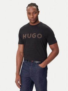 HUGO T-Shirt Dulivio 50542737 Czarny Regular Fit