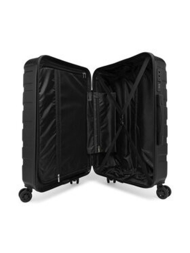 GINO ROSSI Walizka średnia CEO-GIN-M-001-05-BLACK Czarny