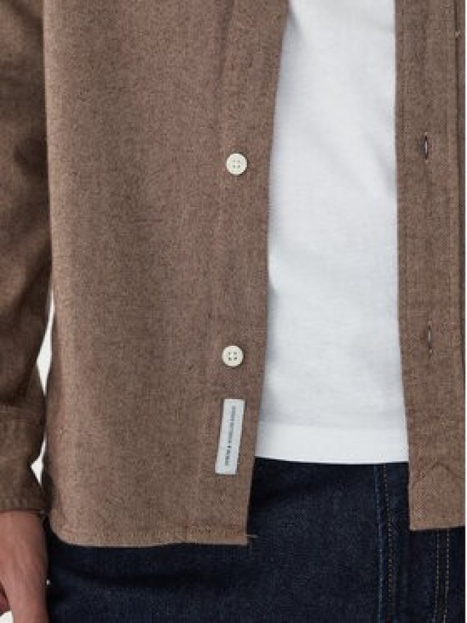 Jack & Jones Koszula Blubrook 12282353 Beżowy Regular Fit