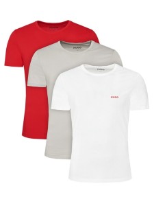 HUGO Komplet t-shirtów T-Shirt Rn Triplet P 50532811 Kolorowy Regular Fit
