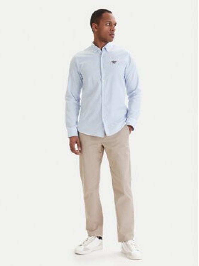 Aeronautica Militare Koszula 261CA1320UCT03532 Błękitny Regular Fit