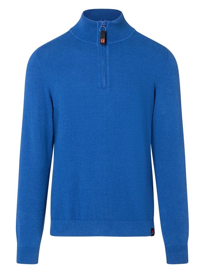 Timezone Sweter w kolorze niebieskim rozmiar: L