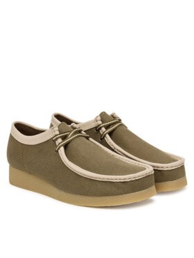 Clarks Półbuty Wallabee EVO 26186172 Zielony