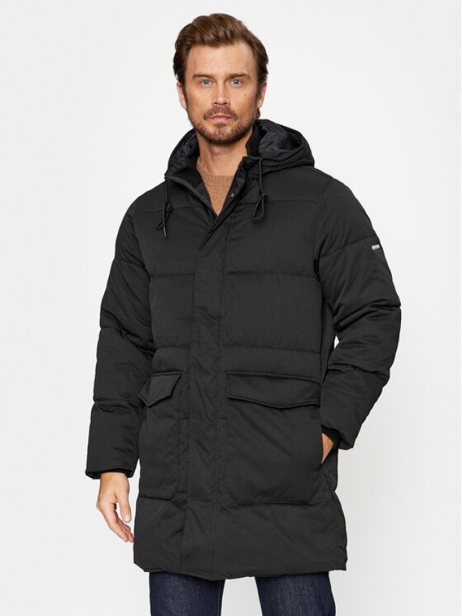 Pepe Jeans Kurtka zimowa Brad PM402846 Czarny Regular Fit