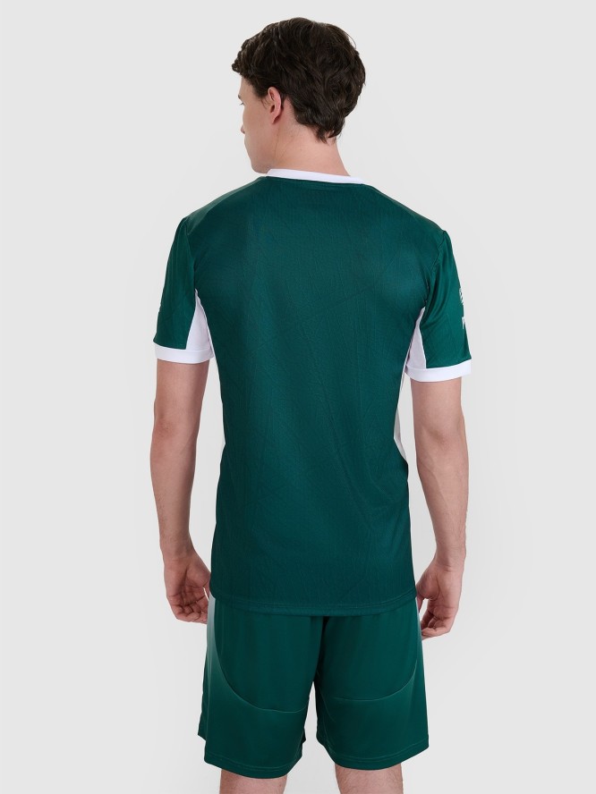 4F Koszulka meczowa replika z możliwością personalizacji męska 4F x Polska Siatkówka - zielona 4XL