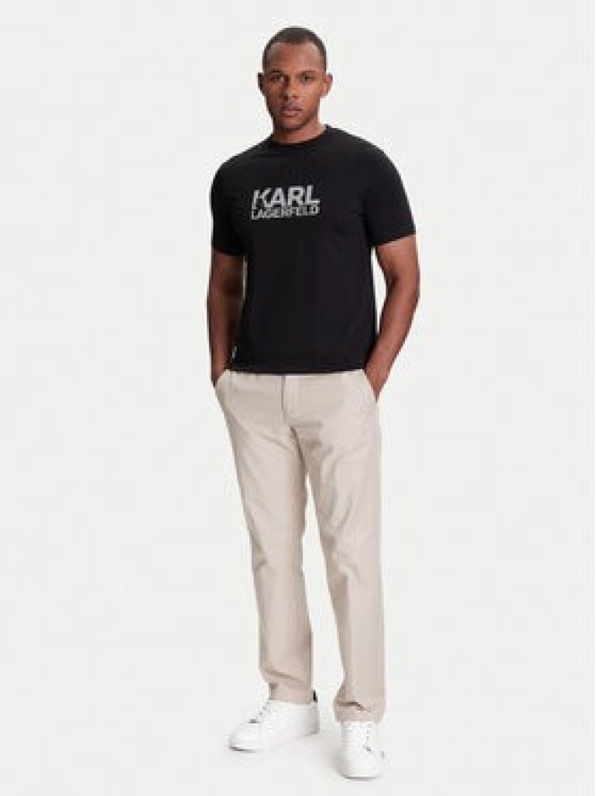 KARL LAGERFELD T-Shirt 755087 553235 Czarny Regular Fit