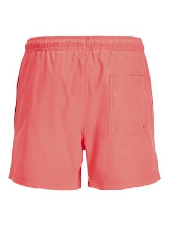 Jack & Jones Szorty kąpielowe Maui Tropic 12291385 Koralowy Regular Fit