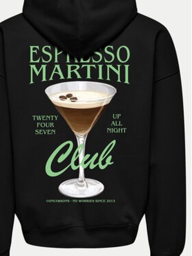 Only & Sons Bluza 22032074 Czarny Oversize