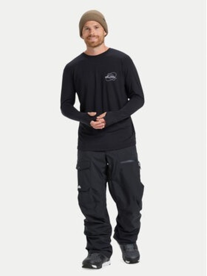 Quiksilver Longsleeve Coastal Run EQYKT04400 Czarny Regular Fit