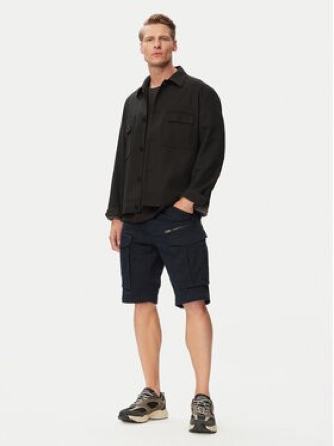 G-Star Raw Szorty materiałowe Rovic D26214-5126 Granatowy Regular Fit