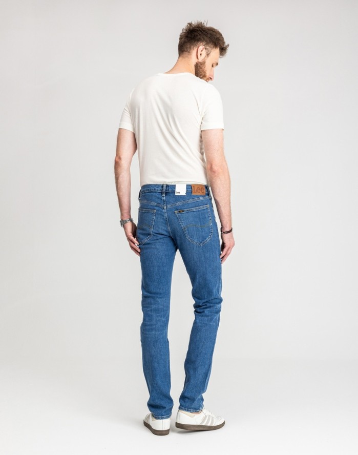 LEE DAREN ZIP FLY MĘSKIE SPODNIE JEANSOWE JEANSY DŻINSY DARK FREEPORT L707PXGQ 112140688